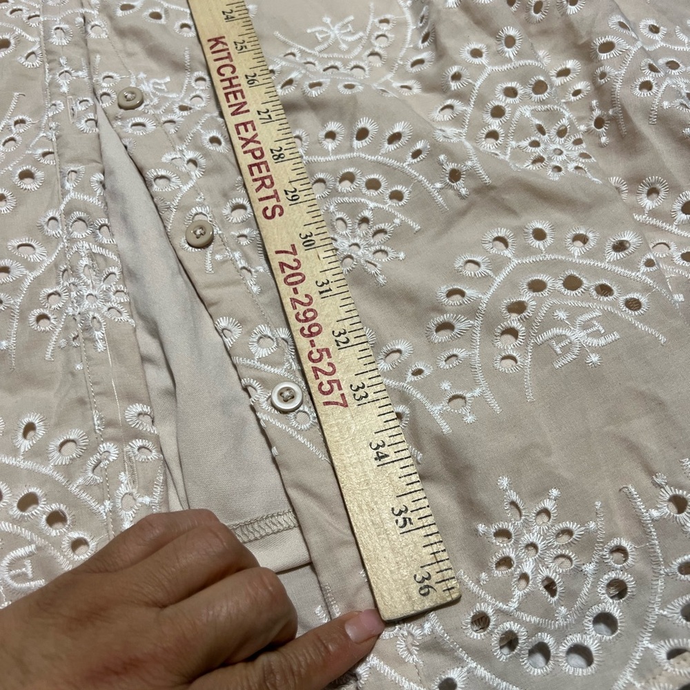 New Sam edelman MINI PUFF SLEEVE EYELET  size 16 - Picture 10 of 12